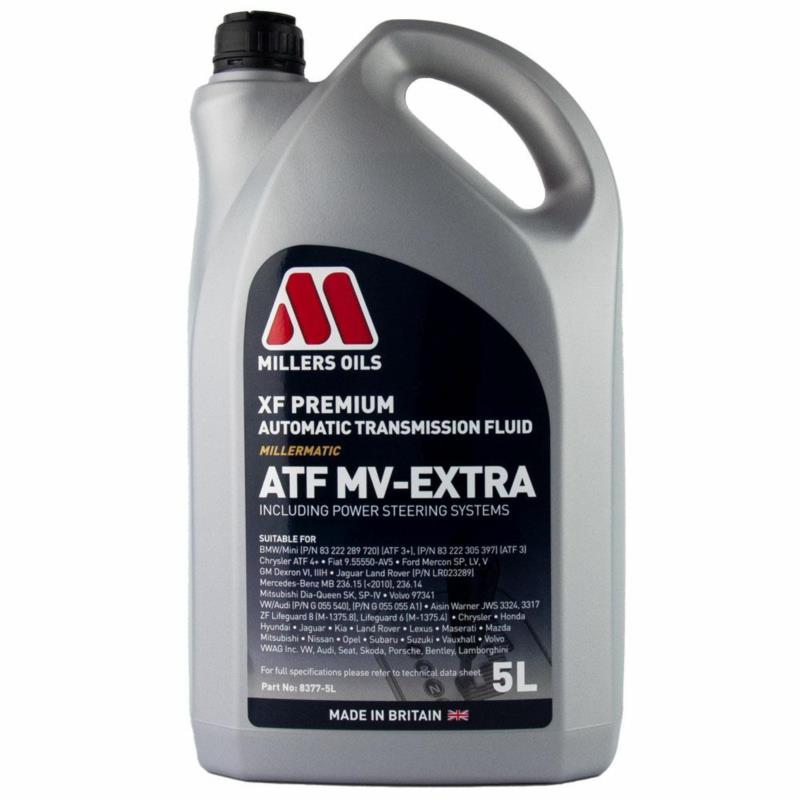MILLERS XF Premium ATF MV-EXTRA 5L - olej do przekładni automatycznych oraz wspomagania kierownicy