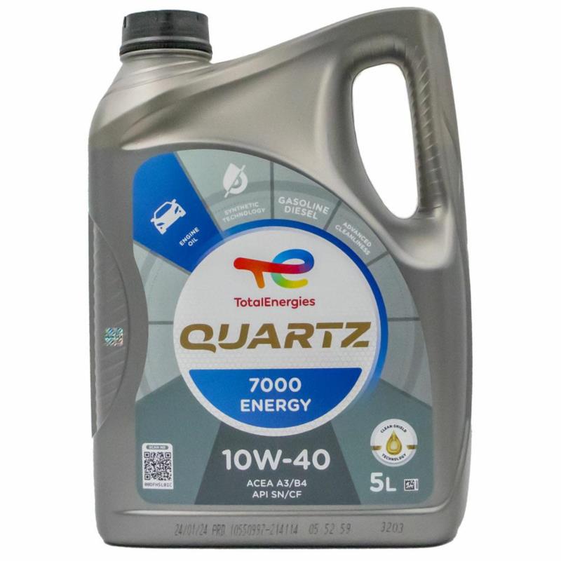 TOTAL Quartz 7000 Energy 10W40 5L - półsyntetyczny olej silnikowy | Sklep online Galonoleje.pl