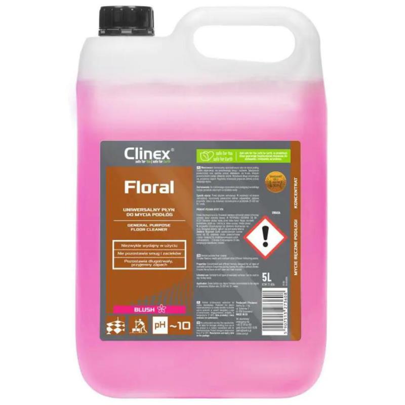 CLINEX Floral-Blush 5L - płyn do mycia podłóg | Sklep online Galonoleje.pl