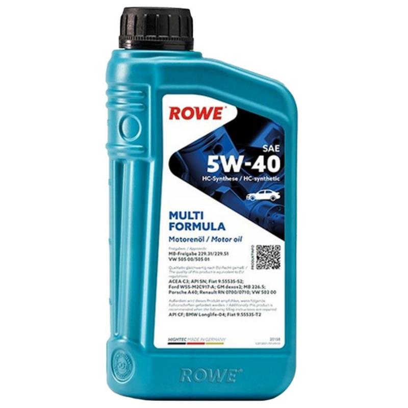 ROWE Multi Formula 5W40 1L - syntetyczny olej silnikowy | Sklep online Galonoleje.pl