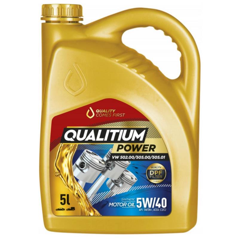 QUALITIUM Power 5W40 5L - syntetyczny olej silnikowy | Sklep online Galonoleje.pl