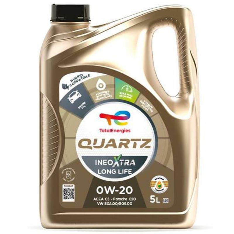TOTAL Quartz Ineo Xtra Long Life 0W20 5L - syntetyczny olej silnikowy | Sklep online Galonoleje.pl