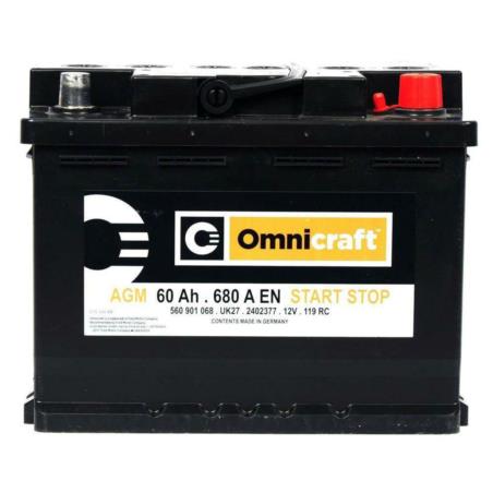 OMNICRAFT Akumulator 60Ah 680A