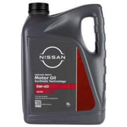 NISSAN Motor Oil A3/B4 5W40 5L - oryginalny olej silnikowy OEM | Sklep online Galonoleje.pl