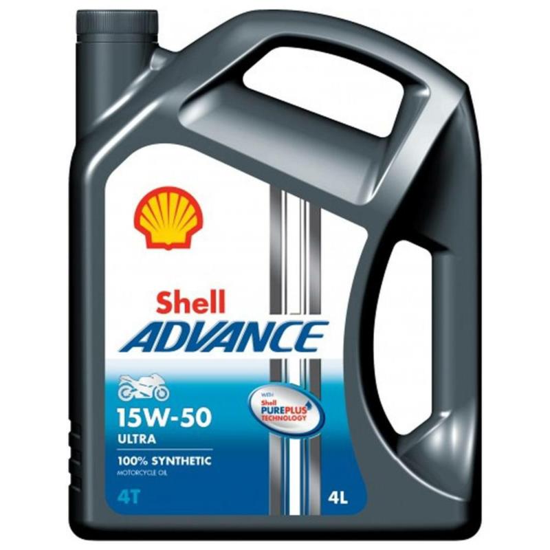 SHELL Advance Ultra 4T 15W50 4L - syntetyczny olej motocyklowy | Sklep online Galonoleje.pl