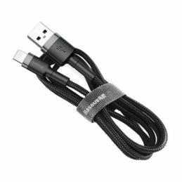 BASEUS Kabel Lightning USB Cafule 1.5A, 2m (szaro-czarny) | Sklep online Galonoleje.pl