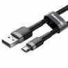 BASEUS Kabel USB do Micro USB Cafule 2.4A 1m (szaro-czarny) | Sklep online Galonoleje.pl