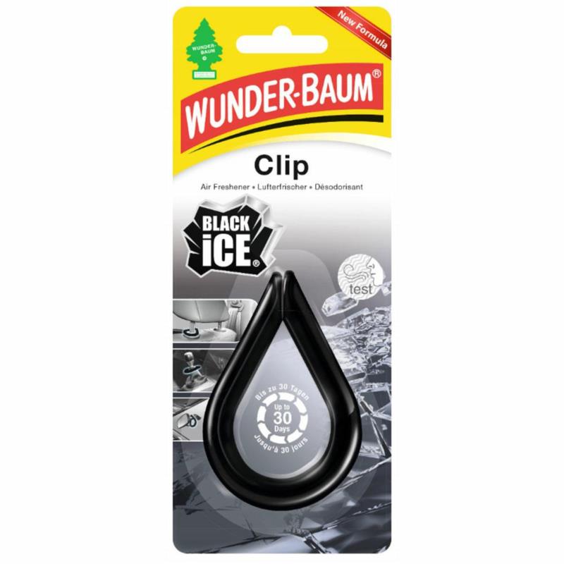WUNDER BAUM Clip - black ice - zapach do samochodu | Sklep online Galonoleje.pl