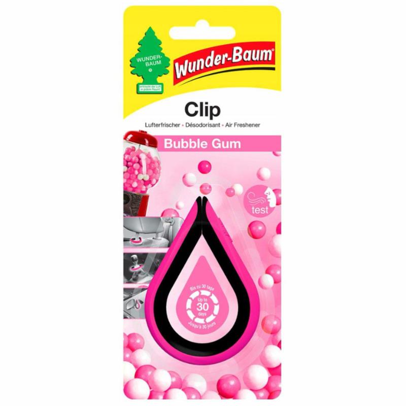 WUNDER BAUM Clip - bubble gum - zapach do samochodu | Sklep online Galonoleje.pl