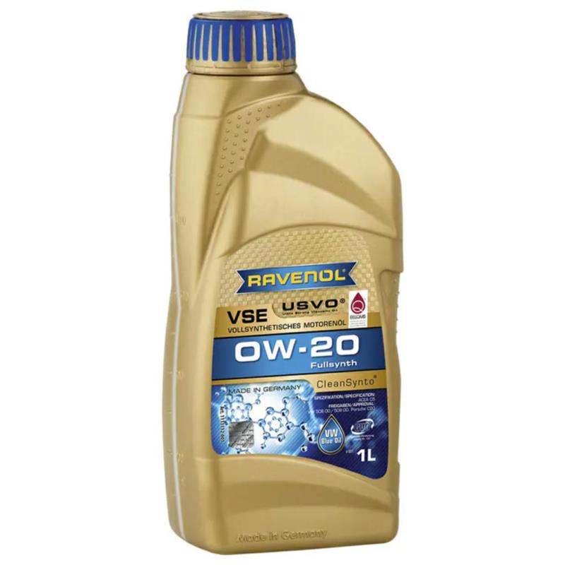 RAVENOL VSE 0W20 CleanSynto USVO 1L - syntetyczny olej silnikowy | Sklep online Galonoleje.pl