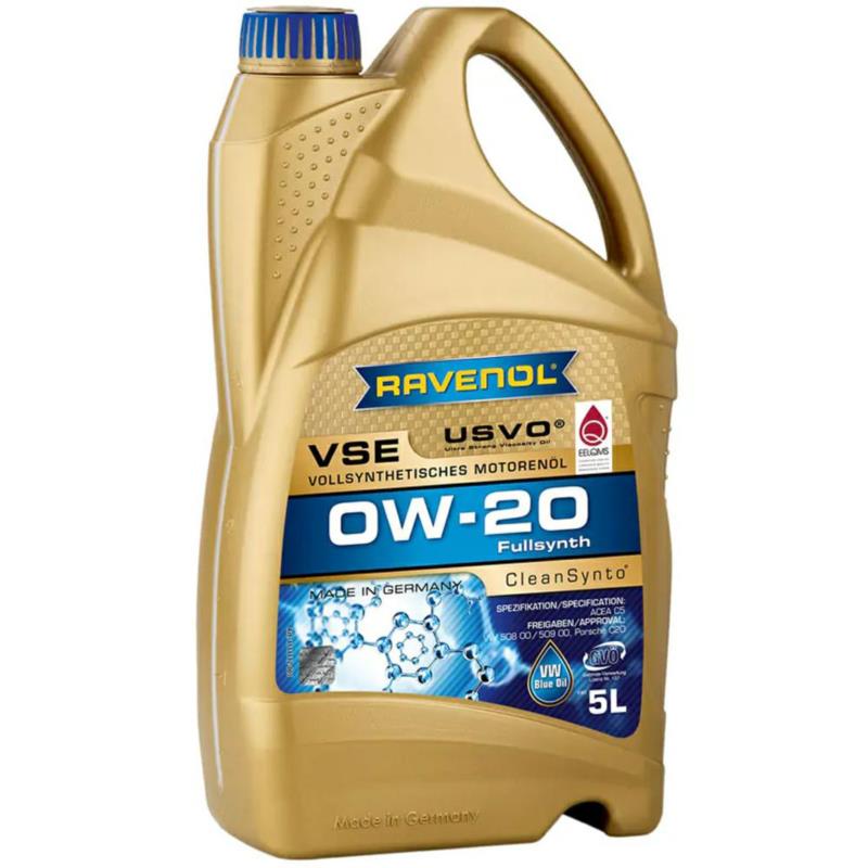 RAVENOL VSE 0W20 CleanSynto USVO 5L - syntetyczny olej silnikowy | Sklep online Galonoleje.pl