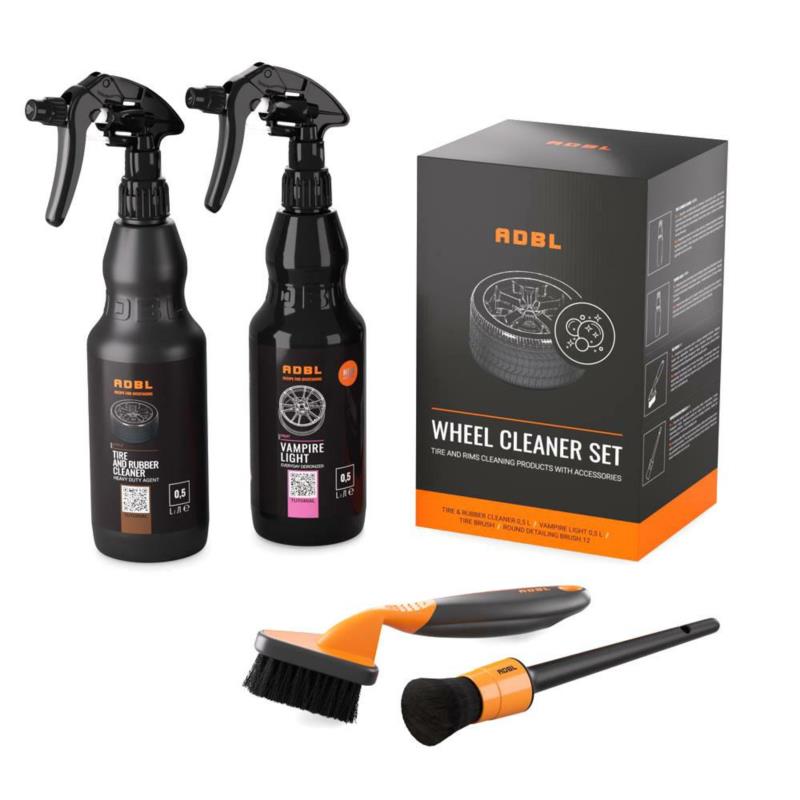 ADBL Wheel Cleaner Set - zestaw produktów do mycia opon i felg | Sklep online Galonoleje.pl