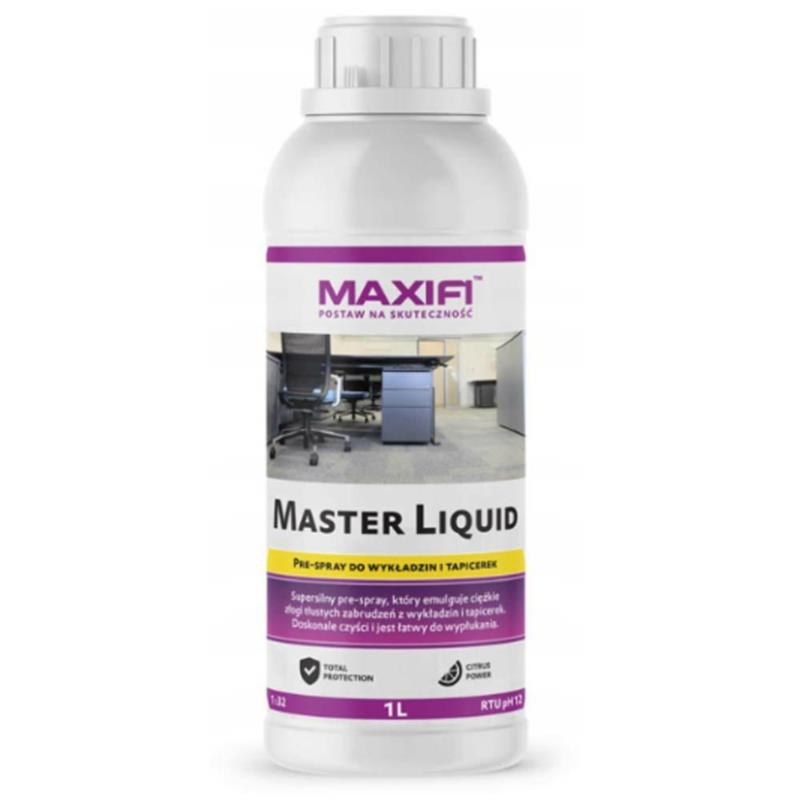 MAXIFI Master Liquid 1L - Pre-Spray do tłustych zabrudzeń | Sklep online Galonoleje.pl