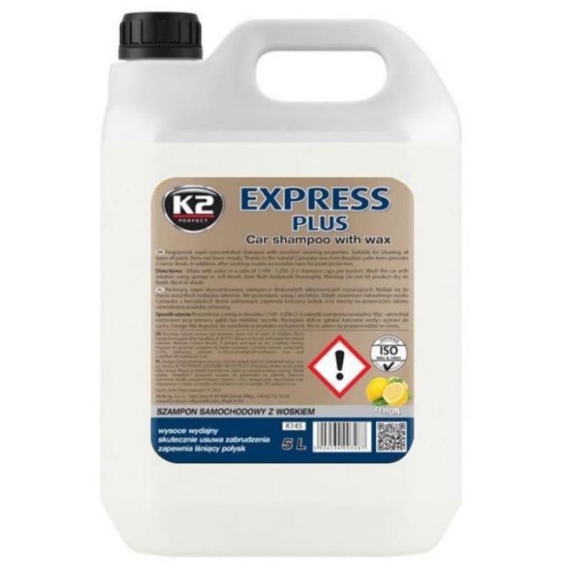 K2 Express Plus 5L - Szampon samochodowy z woskiem | Sklep online Galonoleje.pl