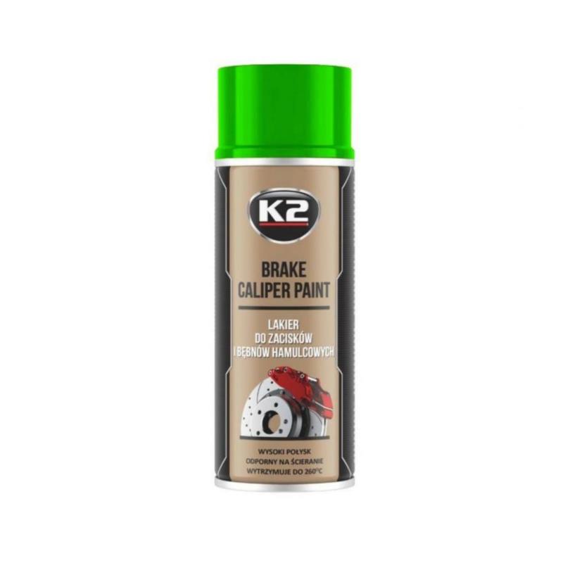 K2 Brake Caliper Paint - Zielony 400ml - Lakier do zacisków i bębnów hamulcowych | Sklep online Galonoleje.pl