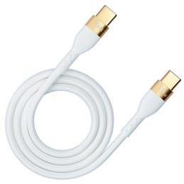 3mk Hyper Silicone Cable C to C 2m 100w kabel (biały) | Sklep online Galonoleje.pl