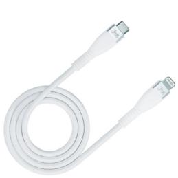 3MK Hyper Silicone Cable USB-C/Lightning  20W, 3A kabel ( biały) | Sklep online Galonoleje.pl