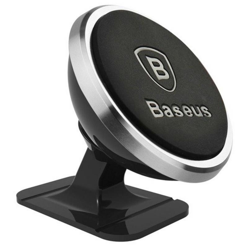BASEUS Uchwyt samochodowy magnetyczny na telefon (srebrny) | Sklep online Galonoleje.pl