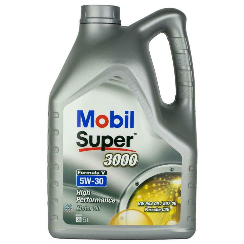 MOBIL Super 3000 Formula V 5W30 5L 504/507 - syntetyczny olej silnikowy | Sklep online Galonoleje.pl