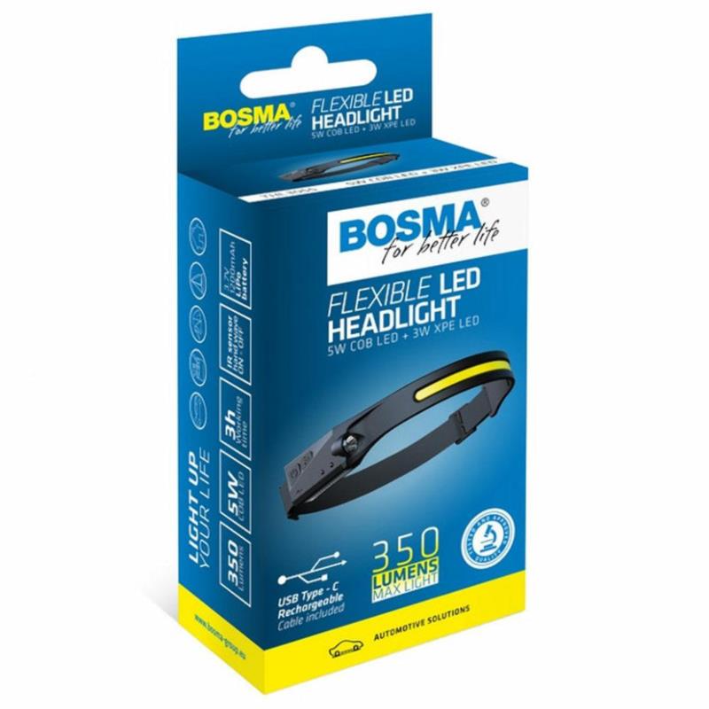 BOSMA Flexible LED 5W 350lm - latarka czołowa ledowa | Sklep online Galonoleje.pl