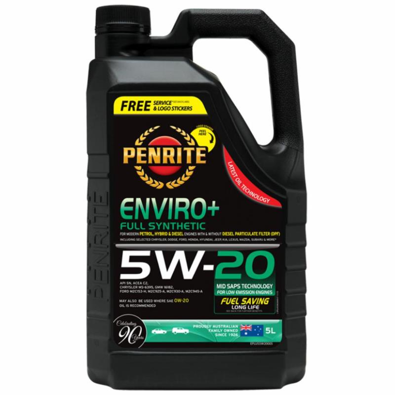 PENRITE ENVIRO+ 5W20 5L - syntetyczny olej silnikowy | Sklep online Galonoleje.pl