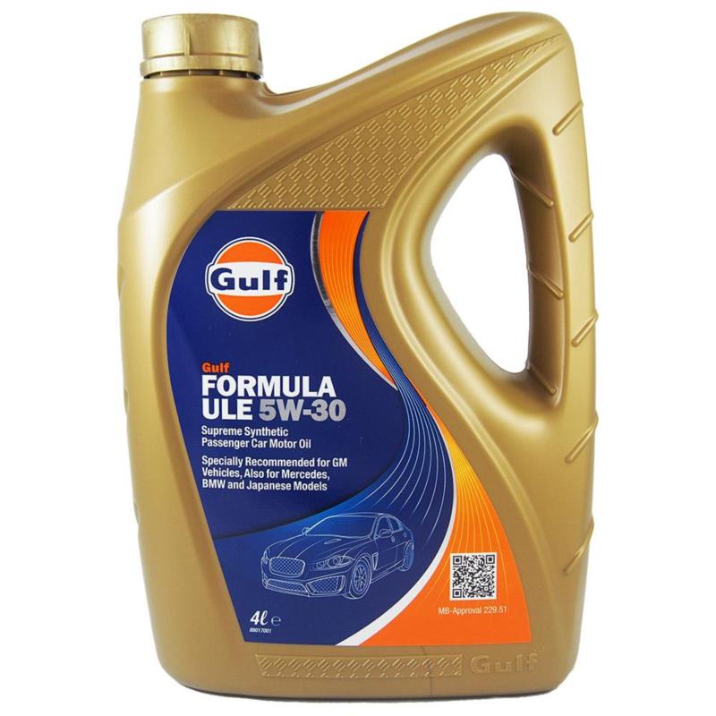 GULF Formula ULE 5W30 4L - syntetyczny olej silnikowy | Sklep online Galonoleje.pl