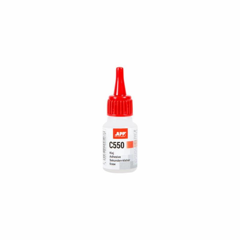 APP C550 - klej cyjanowo-akrylowy do gumy i tworzyw (wysoka lekość) 20g | Sklep online Galonoleje.pl