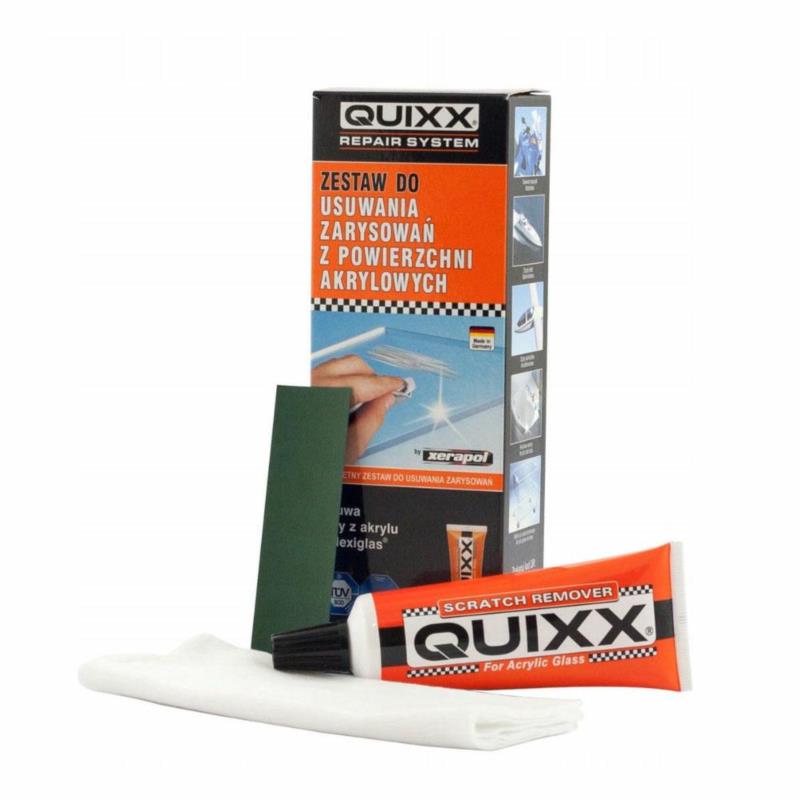 QUIXX Zestaw do usuwania zarysowań z powierzchni akrylowych 50g | Sklep online Galonoleje.pl