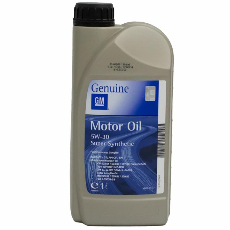 GM Genuine Motor Oil Super Synthetic 504/507  5w30 1L - oryginalny olej silnikowy OEM | Sklep online Galonoleje.pl