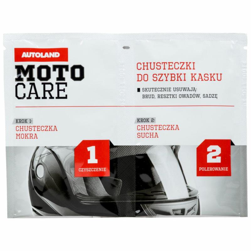 AUTOLAND Moto Care Chusteczki do szyb i kasku | Sklep online Galonoleje.pl