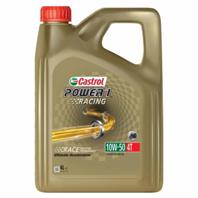 CASTROL Power 1 Racing 4T 10w50 4L - syntetyczny olej motocyklowy | Sklep online Galonoleje.pl