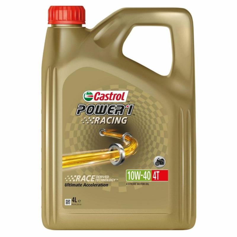 CASTROL Power 1 Racing 4T 10w40 4L - syntetyczny olej motocyklowy | Sklep online Galonoleje.pl