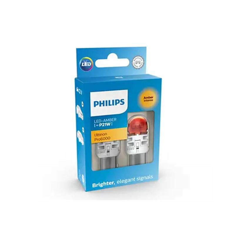 PHILIPS LED Ultinon Pro6000SI P21W - 2szt. blister - pomarańczowe - 11498AU60X2 | Sklep online Galonoleje.pl