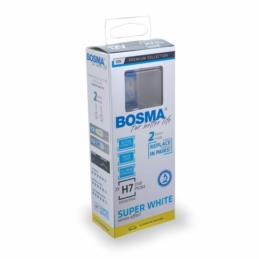 BOSMA Super White H7 - 12V-55W - 2szt. - plastikowe opakowanie | Sklep online Galonoleje.pl