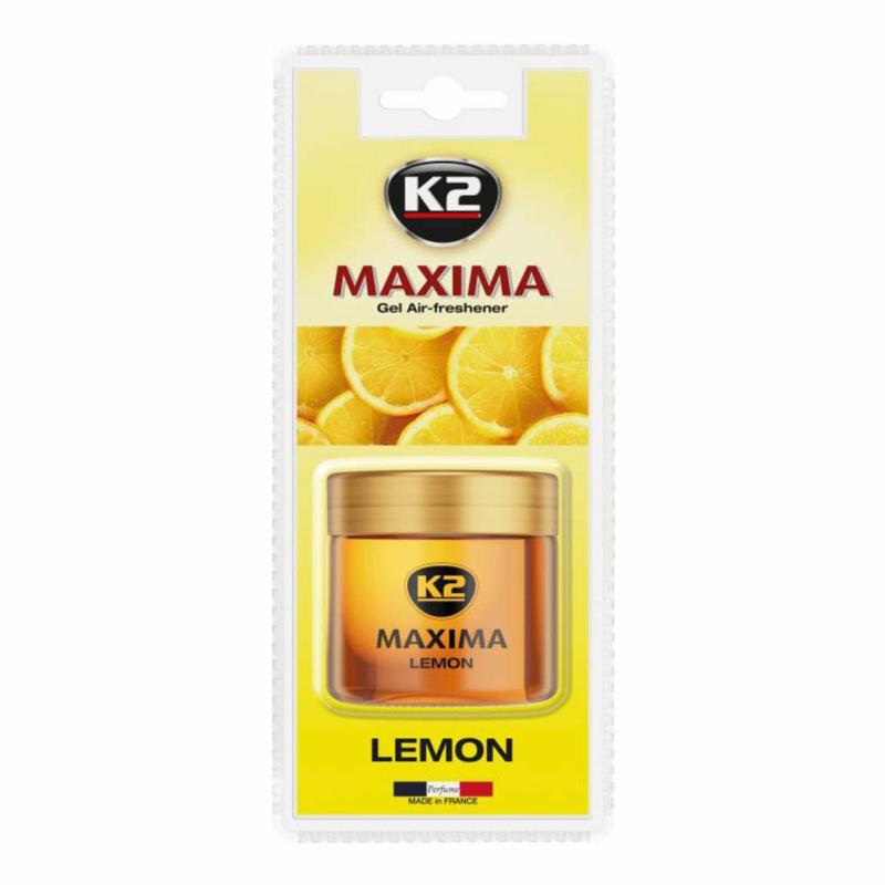 K2 Maxima Lemon 50ml - Odświeżacz powietrza w żelu | Sklep online Galonoleje.pl