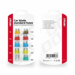 AMIO Bezpieczniki samochodowe / Standard fuse 10 pcs blister | Sklep online Galonoleje.pl