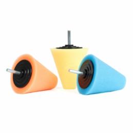 AMIO Gąbka polerska do felg stożek 3 szt. / Cone shaped polishing sponge for automot | Sklep online Galonoleje.pl