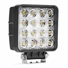 AMIO Lampa robocza LED AWL05 EMC 16 LED 108x108 48W FLAT 9-60V | Sklep online Galonoleje.pl