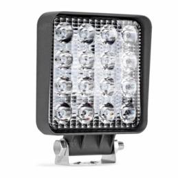 AMIO Lampa robocza LED AWL10 16LED 110x110 48W FLAT 9-36V | Sklep online Galonoleje.pl