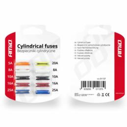 AMIO Bezpieczniki samochodowe / Cylindric fuse 10 pcs | Sklep online Galonoleje.pl