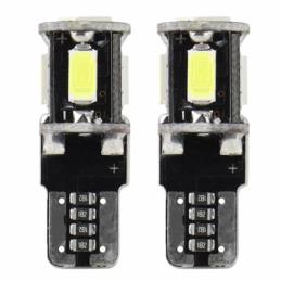 AMIO Żarówki LED CANBUS 5 SMD 5730 T10 W5W White | Sklep online Galonoleje.pl