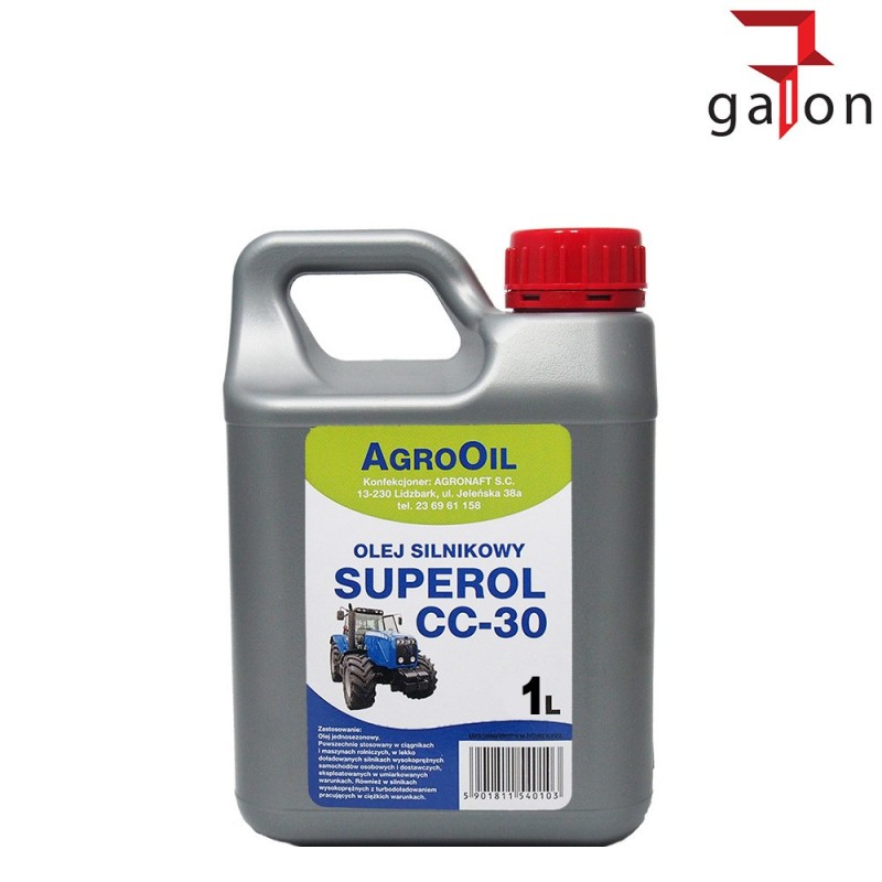 AGROOIL SUPEROL CC 30 1L - olej silnikowy | Sklep Online Galonoleje.pl
