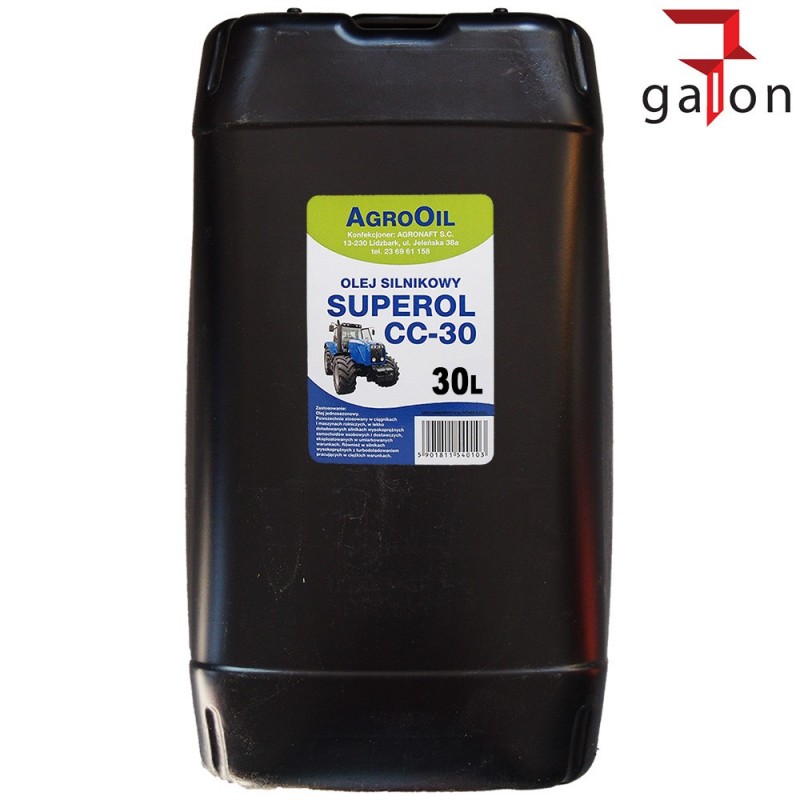 AGROOIL SUPEROL CC 30 30L -olej silnikowy | Sklep Online Galonoleje.pl