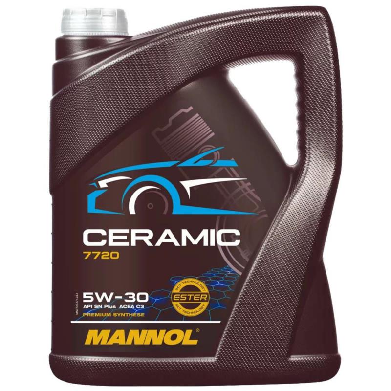 MANNOL Ceramic C3 5W30 5L 7720 - ceramiczny olej silnikowy | Sklep online Galonoleje.pl