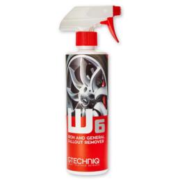 GTECHNIQ W6 Iron and Fallout Remover 500ml  - płyn do mycia felg i usuwania osadów metalicznych