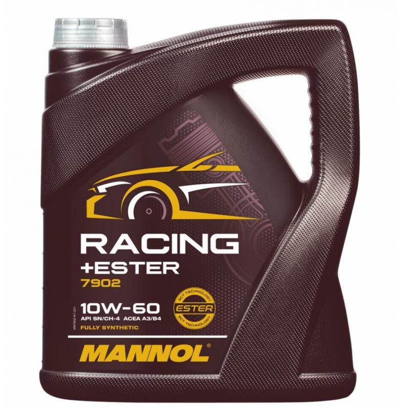 MANNOL Racing +Ester 10W60 4L 7902 - syntetyczny olej silnikowy | Sklep online Galonoleje.pl