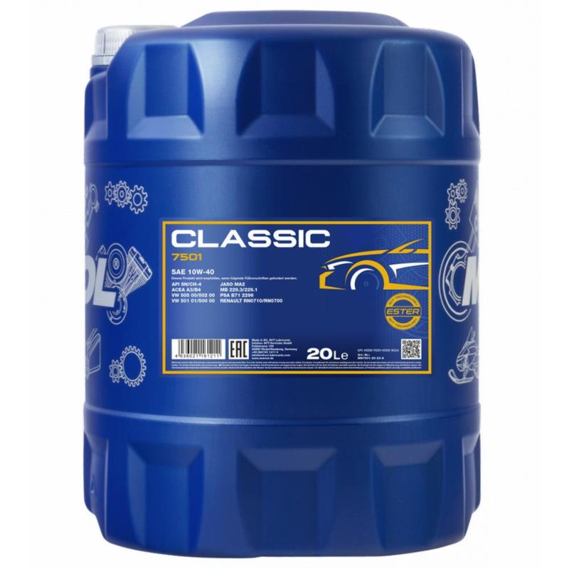 MANNOL Classic 10W40 20L - olej silnikowy | Sklep online Galonoleje.pl