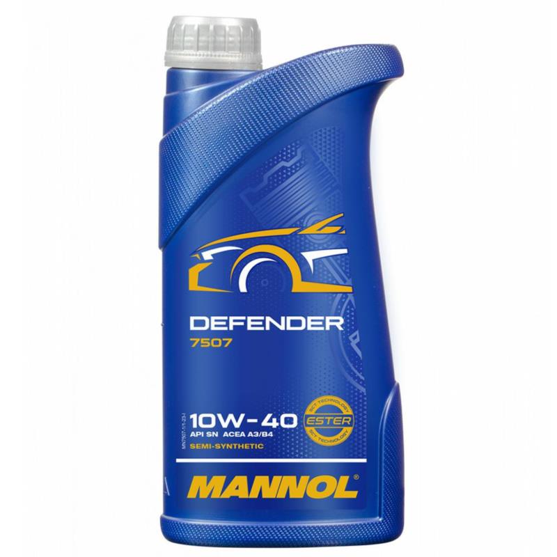 MANNOL Defender 10W40 1L - półsyntetyczny olej silnikowy | Sklep online Galonoleje.pl