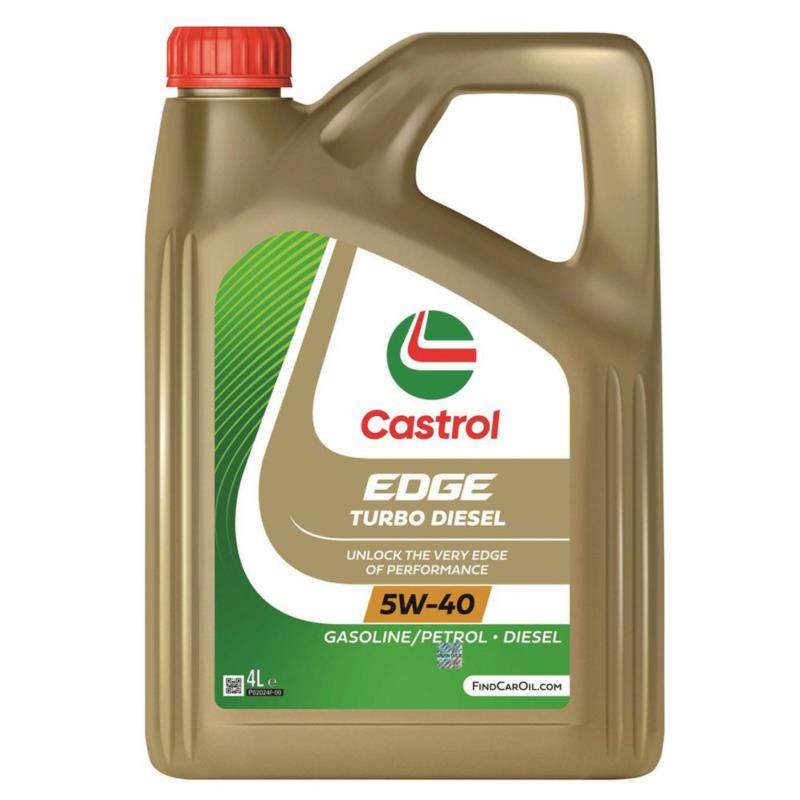 CASTROL Edge Titanium Turbo Diesel 5w40 4L - syntetyczny olej silnikowy | Sklep online Galonoleje.pl