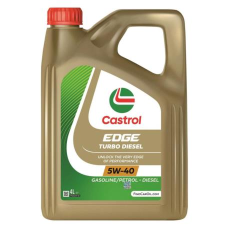 CASTROL Edge Titanium Turbo Diesel 5w40 4L - syntetyczny olej silnikowy